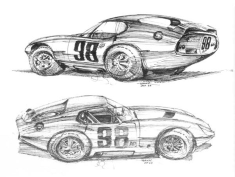 sports cars drawings on Brock_daytona_drawings_large